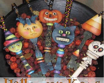 Halloween Keys by Deb Antonick, E-pattern packet email