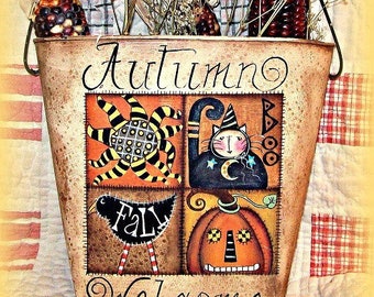 Autumn Pocket- Painted by Martha Smalley, Painting With Friends E Pattern