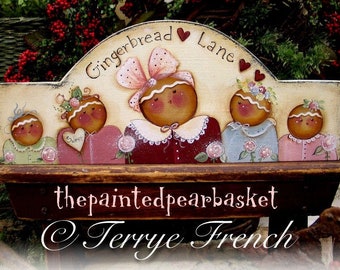 Gingerbread Lane , Terrye French, email pattern packet