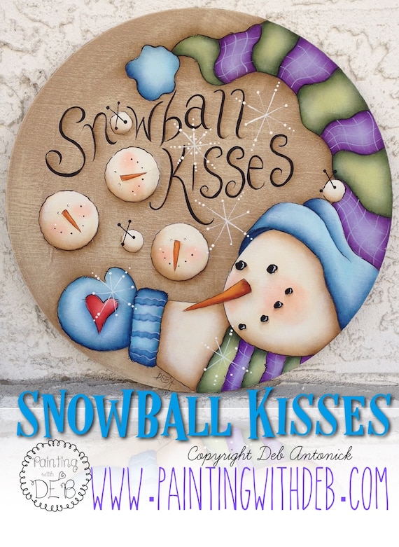 Snowball Kisses by Deb Antonick Etsy