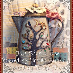 Four Season Trees - Painted by Martha Smalley, Painting With Friends E Pattern