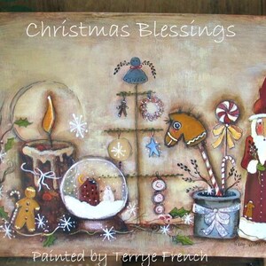 Christmas Blessings - Painted by Terrye French, E-Pattern