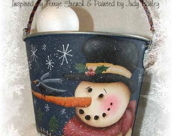 Snowflake Wishes - Painted by Judy Bailey, Painting With Friends E Pattern