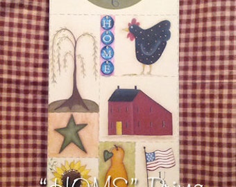 Home Prims - Painted by Cyndy McBride, Painting With Friends E Pattern