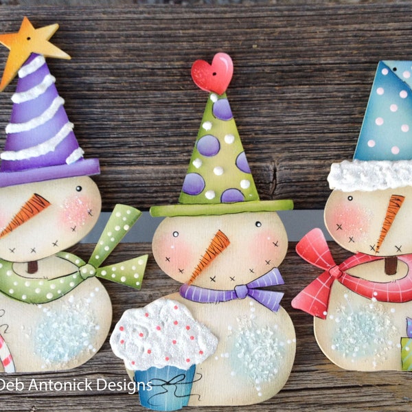Snow Party by Deb Antonick, Email pattern packet,