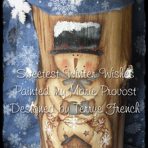 Sweetest Winter Wishes by Marie Provost for Painting with Friends. E-Pattern