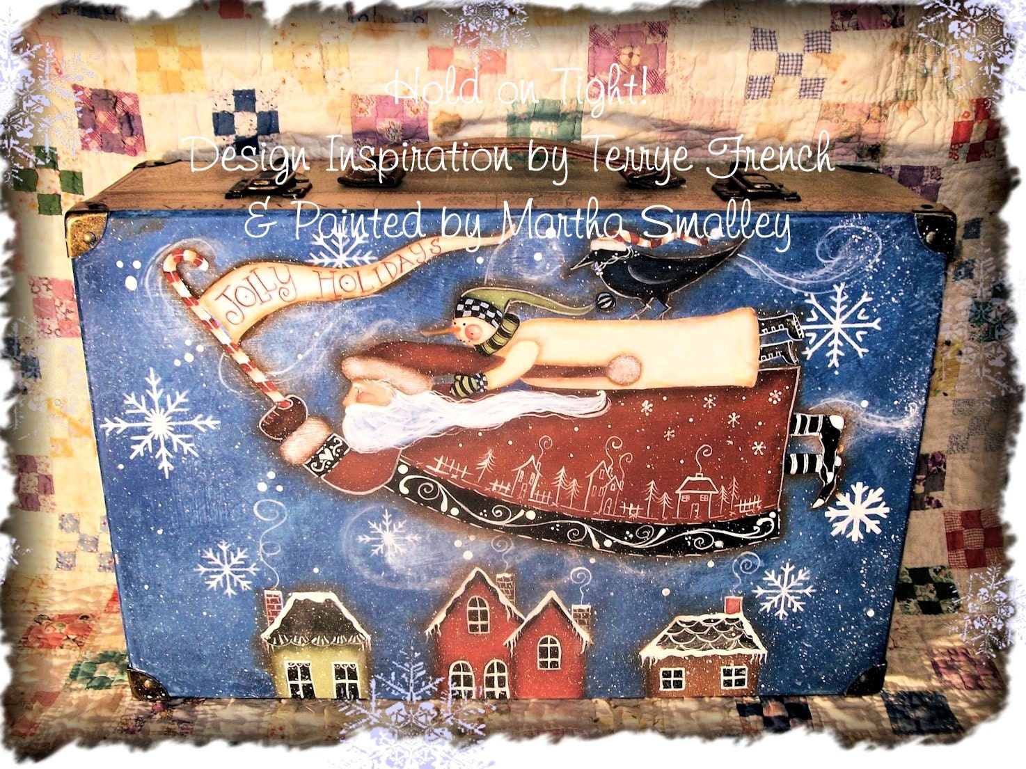 Hold on Tight - Painted by Martha Smalley, Painting With Friends E Pattern