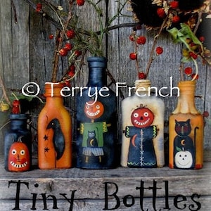 Tiny Bottles by Terrye French, email pattern packet