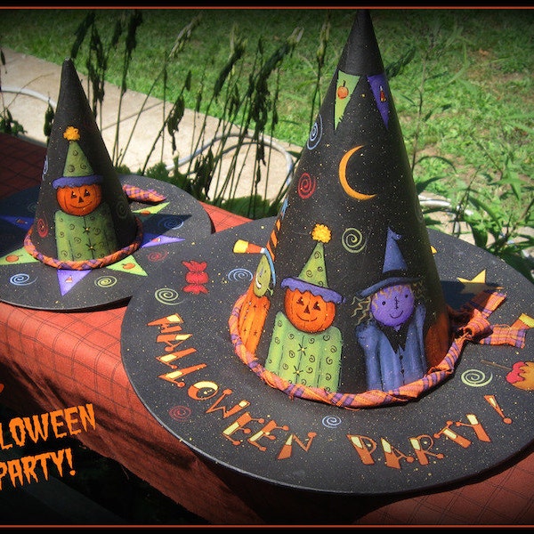 Halloween Party - Painted by Sharon Bond, Painting With Friends E Pattern