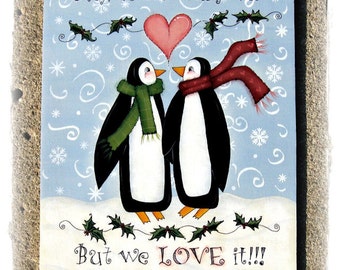 Lovin Penguins - Painted by Sharon Bond, E-Pattern