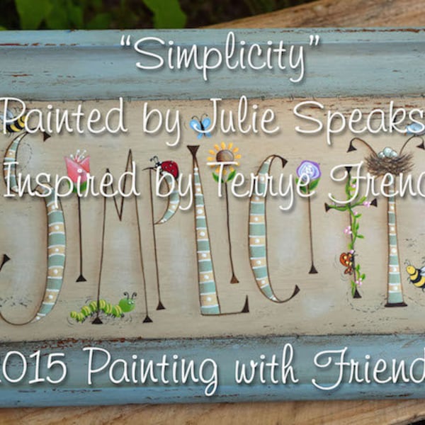 Simplicity E-Pattern - Julie Speaks, Painting with Friends