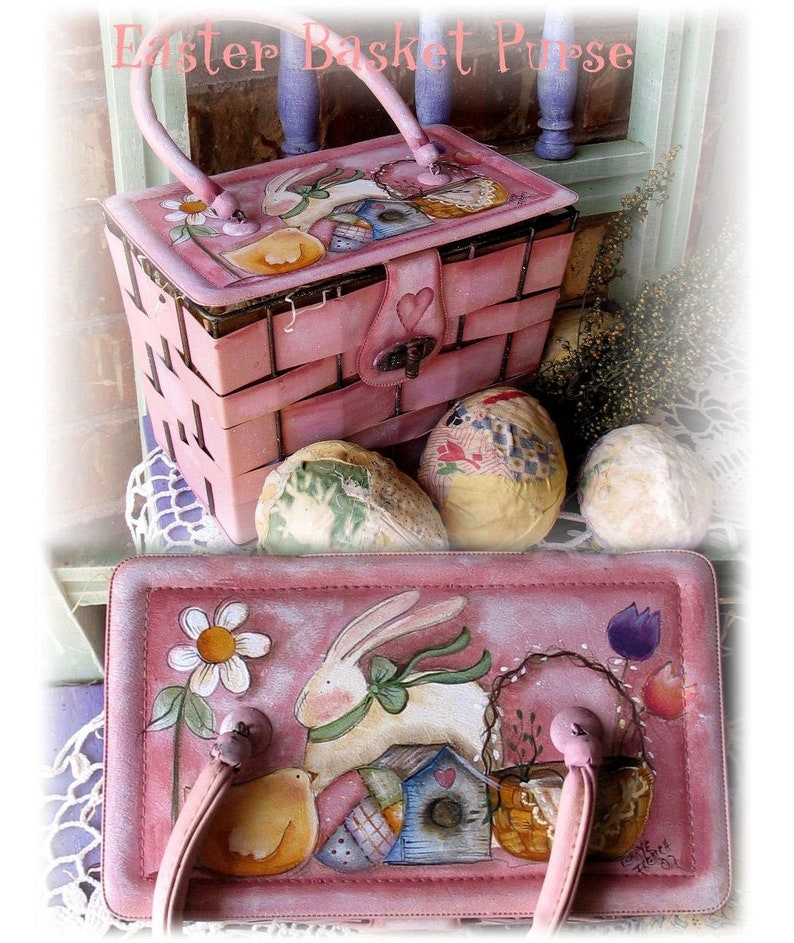 Easter Basket Purse by Terrye French Etsy