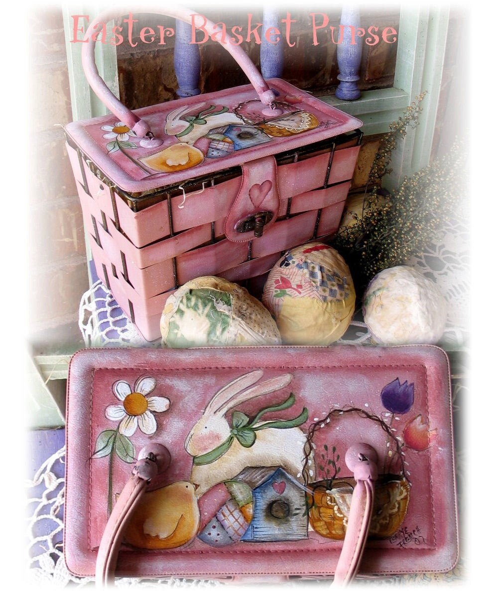 Easter Basket Purse by Terrye French Etsy