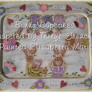 Bunny Cupcakes, email pattern packet, by Elisabetta Mariani