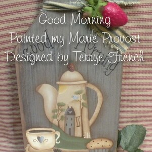 Good Morning by Marie Provost for Painting with Friends. E-Pattern