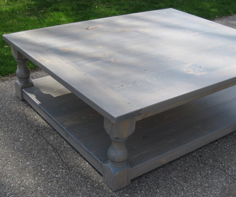 Large Pine Coffee Table Etsy