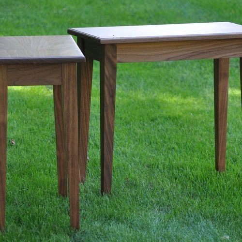 C Side Table Wooden C Table C End Table Housewarming Gift Etsy