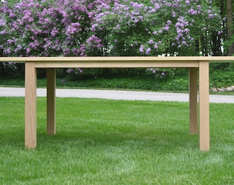 Dining Table in White Oak