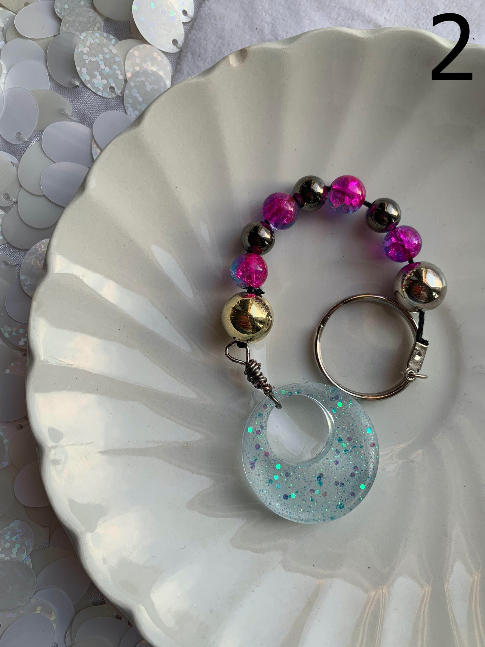 Clear Water Keychain Collection Etsy