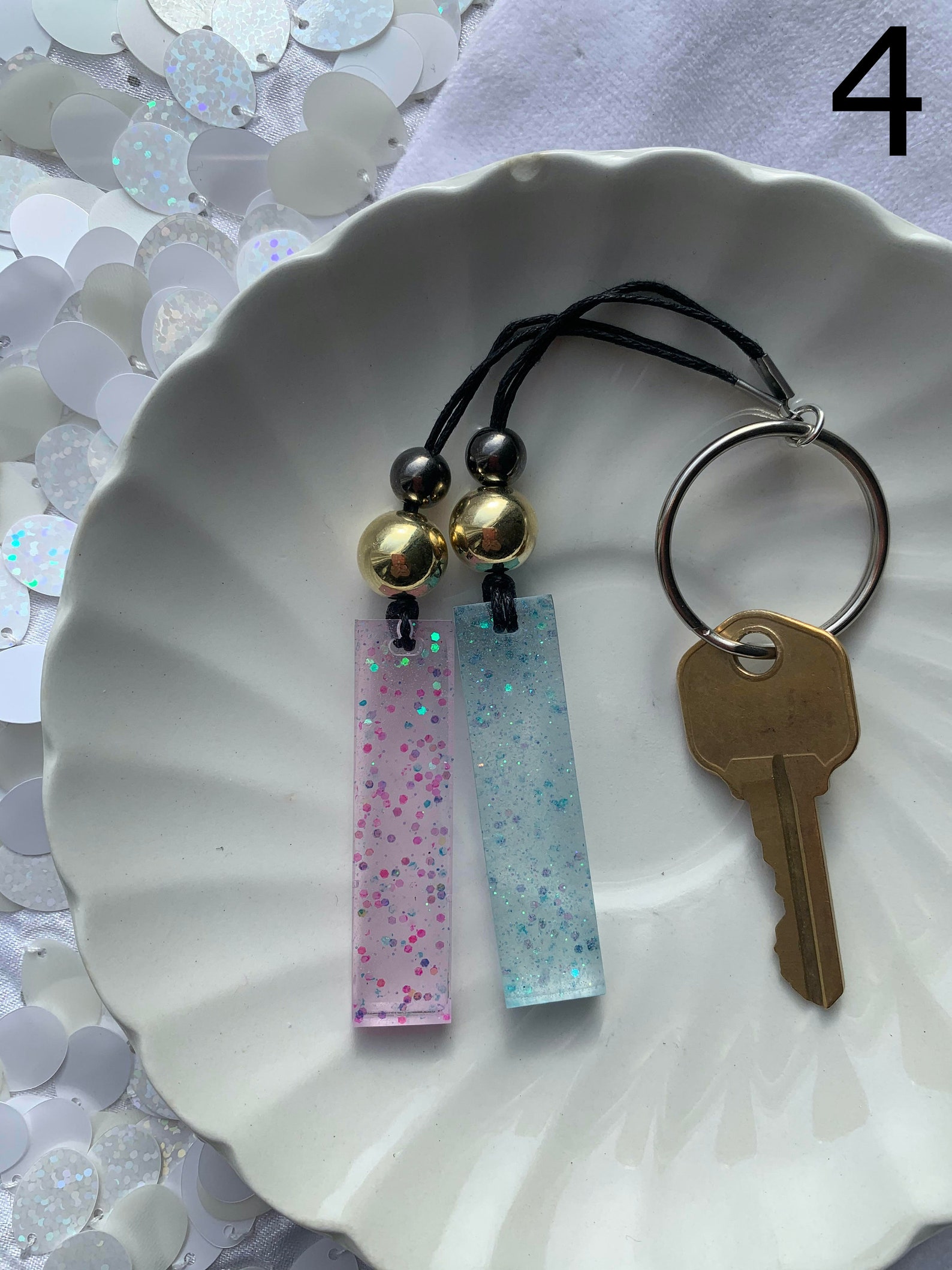 Clear Water Keychain Collection Etsy