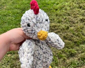Crochet Chicken. Chick snuggler! Chicken lovey. Chick crochet stuffed animal