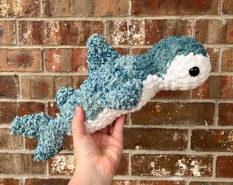 Crochet Hammerhead Shark. Crochet Shark. Crochet Shark Stuffed Animal.