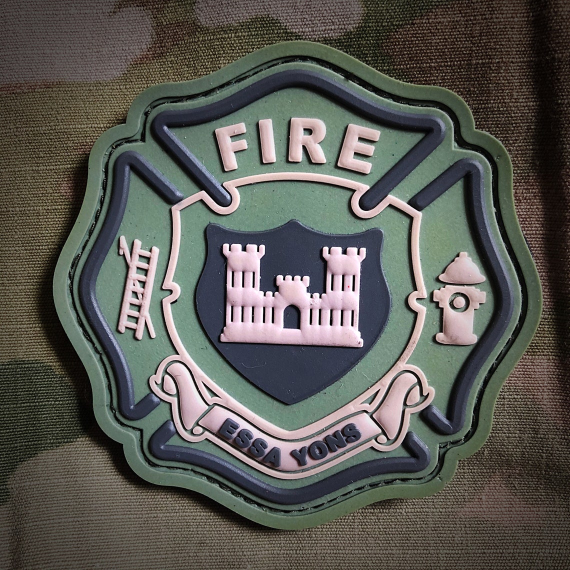 PREOrder ARMY Firefighter PVC Morale Patch 12M Etsy