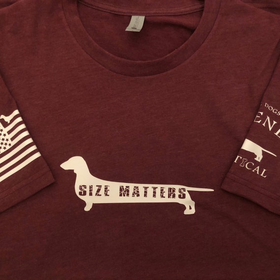 Wiener Tactical Size Matters Tshirt | Etsy
