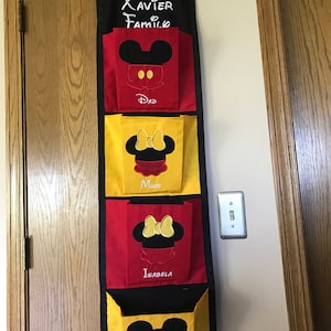 Personalized Classic Mouse head fish extender 1,2,3,4,5 or 6 pocket