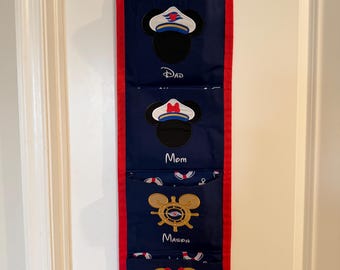 NEW ITEM! Cruise ship wheel sailor hat Fish Extender pockets