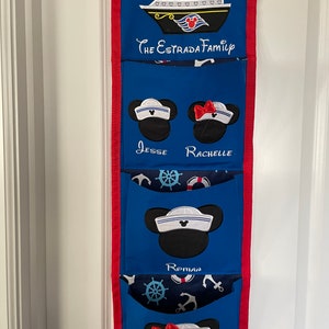 Personalisierte Sailor Hat Fisch Verlängerung 1,2,3,4,5 oder 6 Taschen