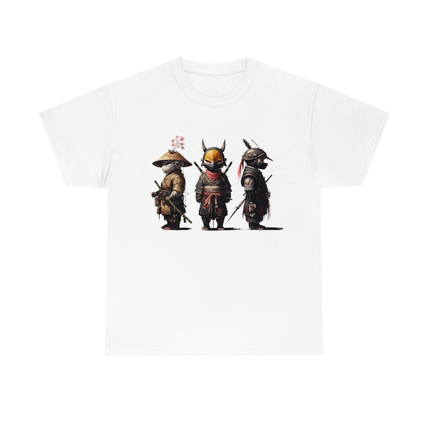Samurai Ronin T-Shirt, Japanese Anime Characters, Custom Designed