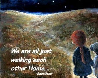 WALKING HOME (Item #1)  by Nino Chakvetadze.....Prints, Magnets, Greeting Cards, Note Cards .....