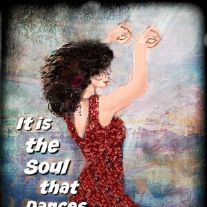 SOUL THAT DANCES......(.Item #118)  Art by Anita......Prints and Cards