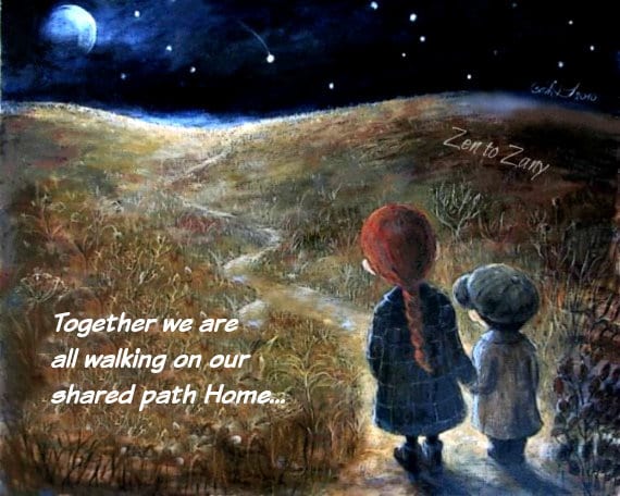 Here We Are Each Other To Walk Home