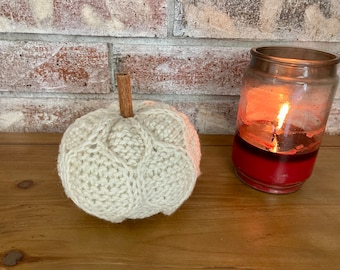 Knit PATTERN: Honeycomb Pumpkin Pattern- knit in the round- NO SEWING