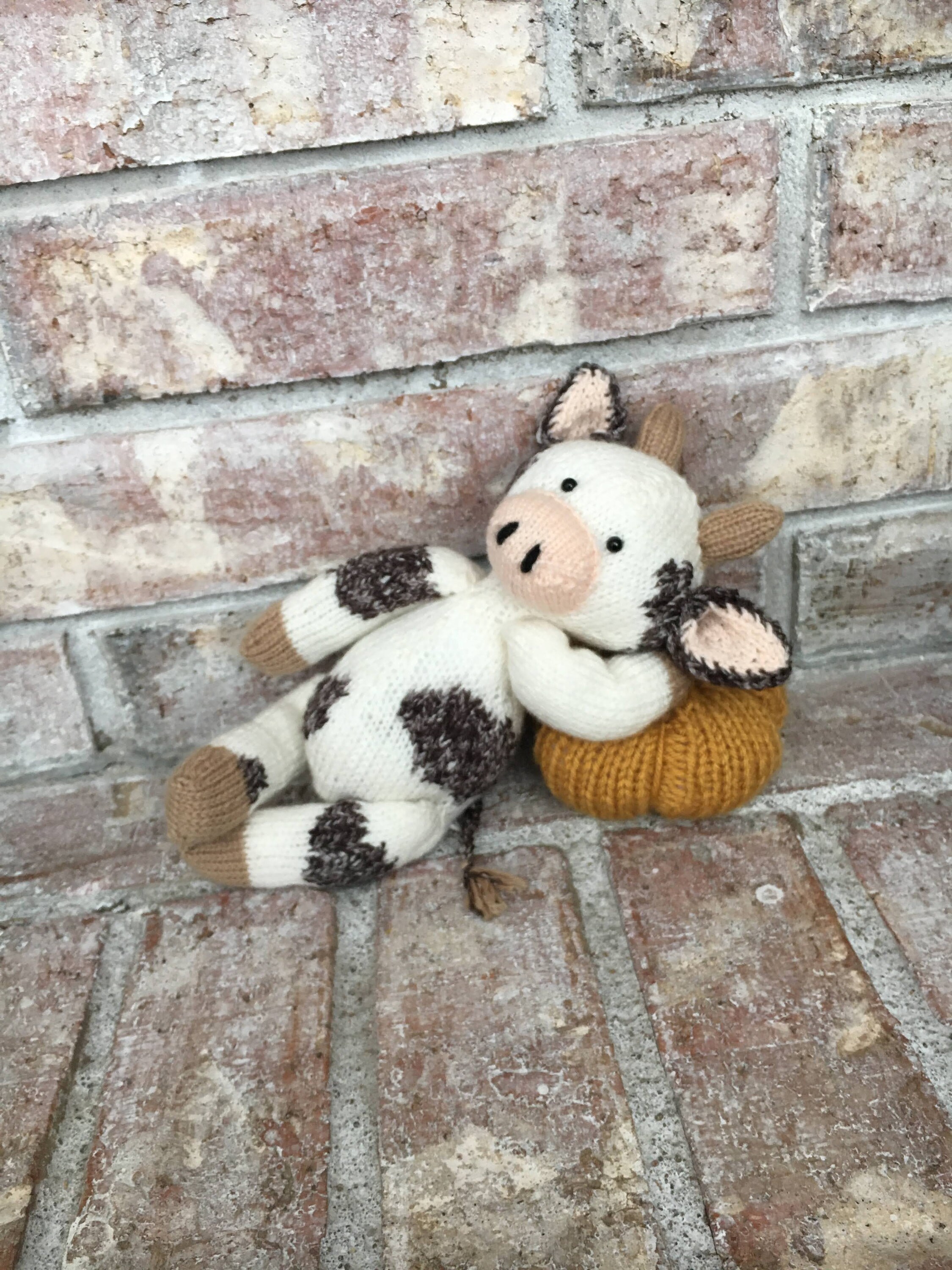 Knit Pattern Black and White Holstein Dairy Cow - Etsy UK