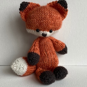 KNIT Pattern-little Knit Fox or Wolf- Circular Knitting Pattern- Knit ...