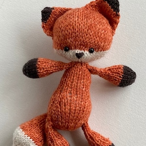 KNIT Pattern-little Knit Fox or Wolf- Circular Knitting Pattern- Knit ...