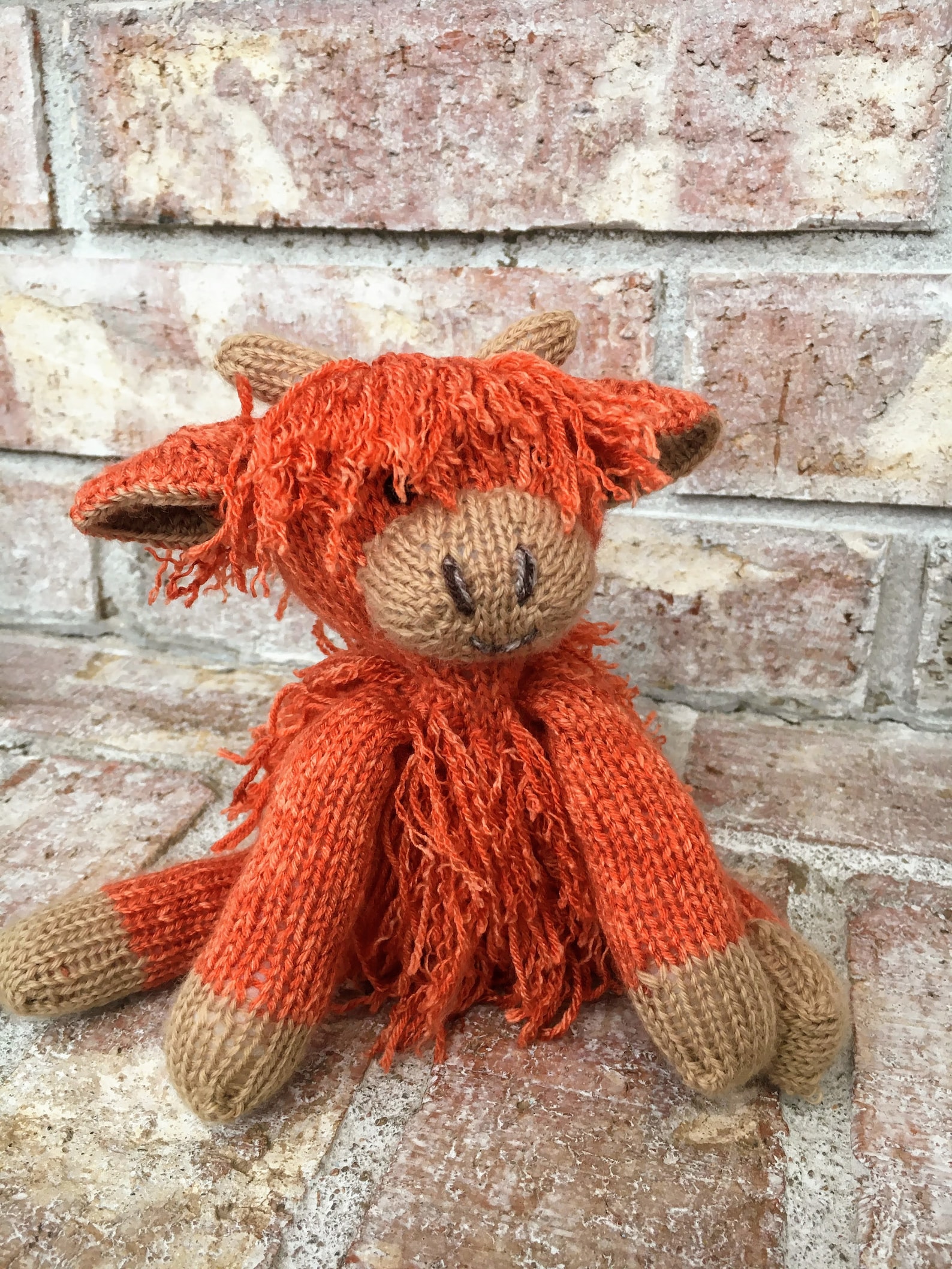 Knit Pattern Fuzzy Highland Cow Etsy Nederland Knit Pattern Fuzzy Highland Cow Etsy Nederland