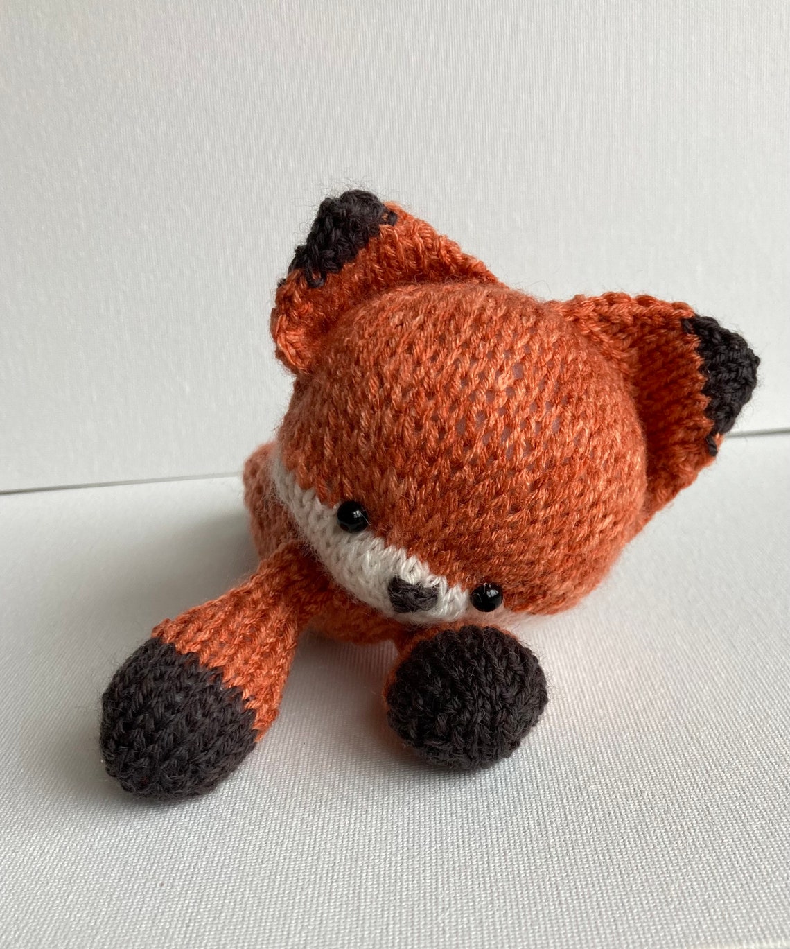 KNIT Pattern-little Knit Fox or Wolf Circular Knitting | Etsy
