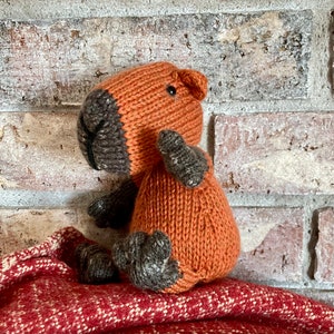 KNIT PATTERN: CAPYBARA-little capybara stuffie toy- make the perfect gift for the Encanto lover in your house!