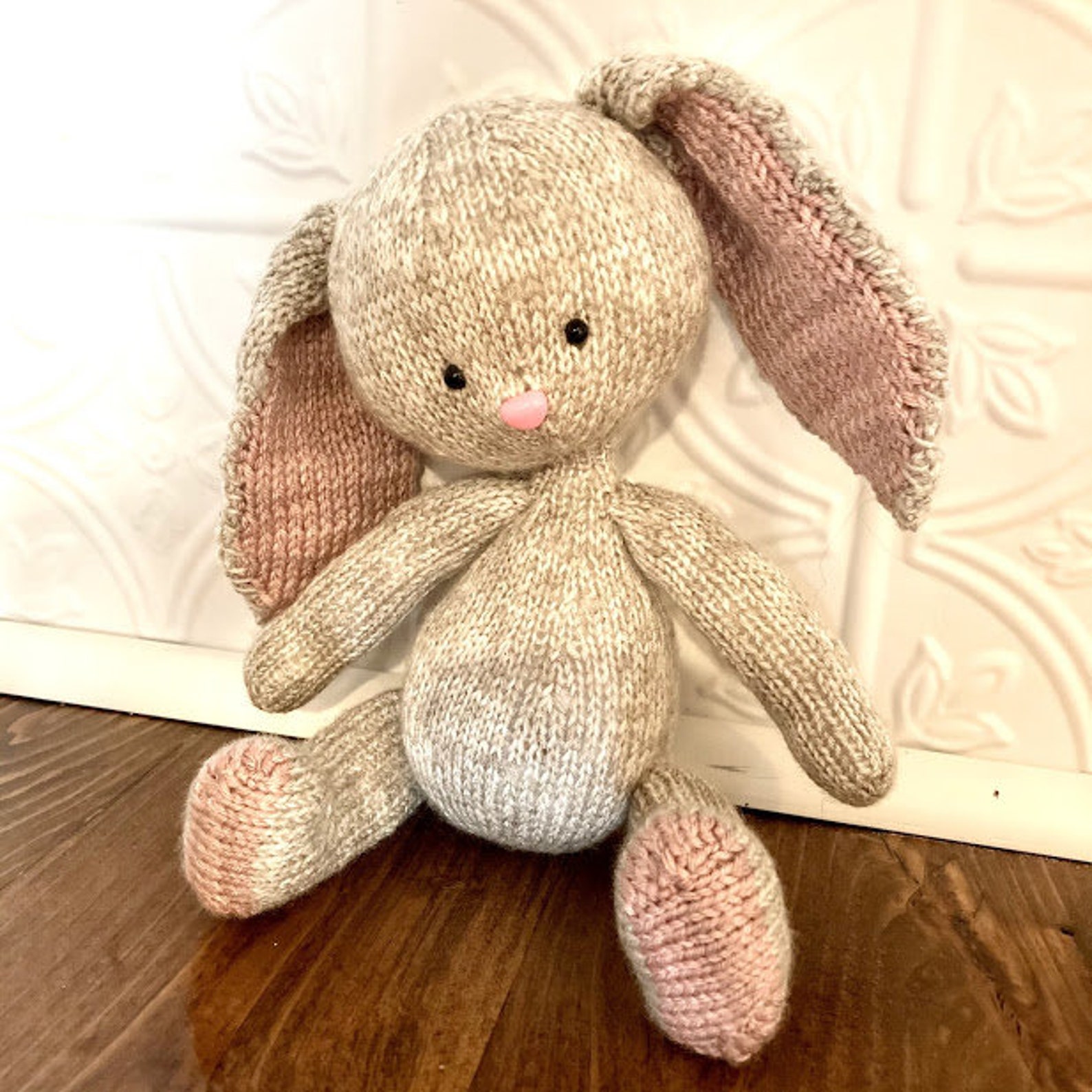 Knit Pattern Cuddly Bunny Etsy Hong Kong