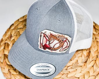 Baseball Dad Cap, Custom Patch, Hat with Patch, Father's Day Gift, Gift for Dad, Baseball Hat