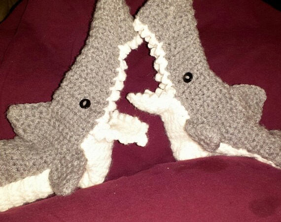 mens shark slippers