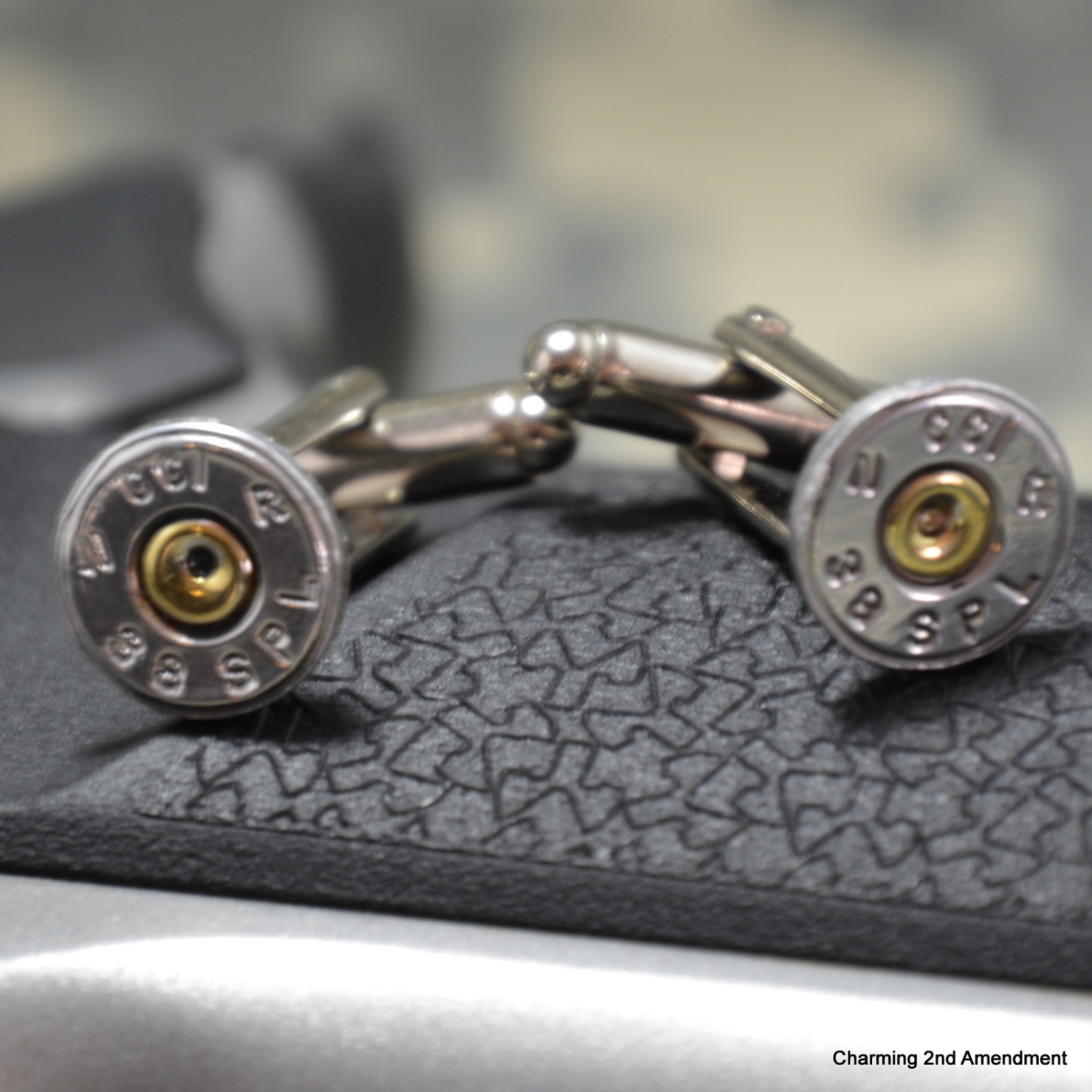 9mm 40 45 38 Special Caliber Silver Bullet Casing Cufflinks Etsy