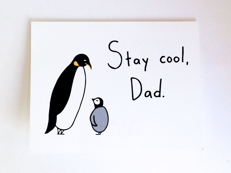 Funny Father's Day Card // Cute Dad Birthday Card // | Etsy