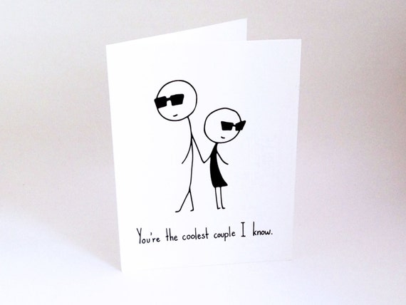 Funny Wedding Congratulations Card // Cute Engagement Card // - Etsy Funny Wedding Congratulations Card // Cute Engagement Card // - Etsy