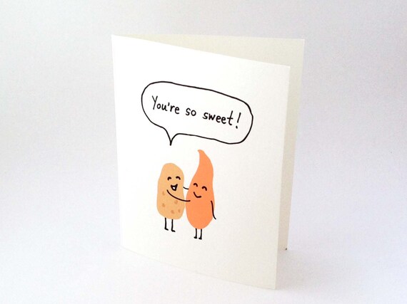 cute love card anniversary card thank you card