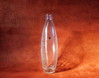 1970s WMF Crackle Glass Vase - German Design